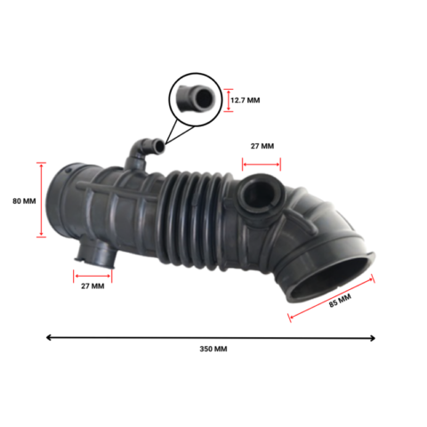 AIR CLEANER HOSE TO SUIT KIA CARNIVAL VQ 1/2006-1/2015