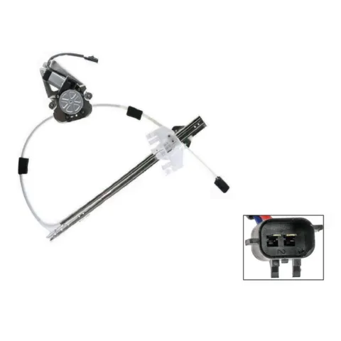 Right Front Window Regulator for Jeep Cherokee KJ, Electric with Motor (9/2001 to 1/2008), Part 62700