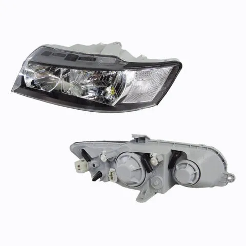 Left Headlight for Holden Commodore VZ SV6 SV8, Black Reflector NON Projector (8/2004 to 9/2007)