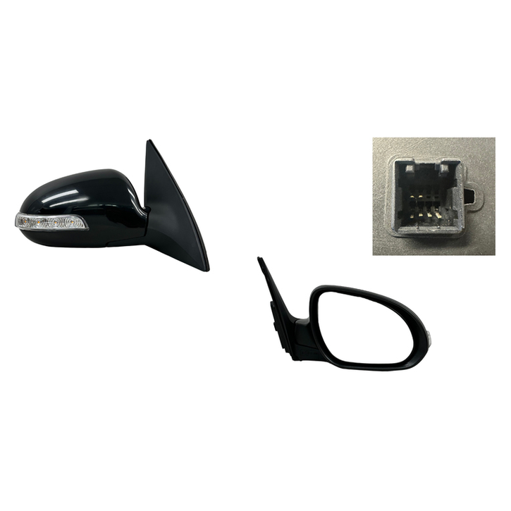 Right Front Door Mirror for Hyundai i30 FD (8/2007 to 4/2012), Aftermarket, Part 60491