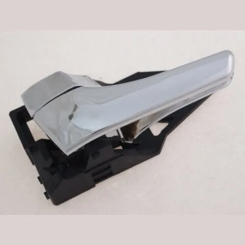 Left Front Inner Door Handle Chrome for Toyota Hilux, Chrome Lock Button Type (5/2015 to 11/2025)
