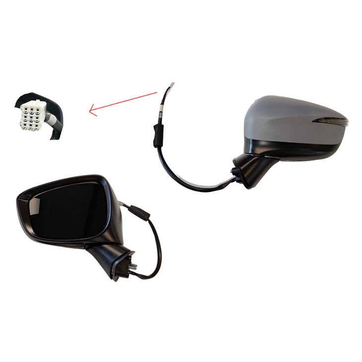 Left Front Door Mirror for Mazda CX-3 DK DKII (3/2015 onwards), Part 60619