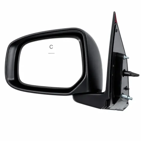 Left Front Door Mirror Body for Mitsubishi Mirage LB, Body No Mirror Cover No Mirror Light Type (2/2020 onwards)