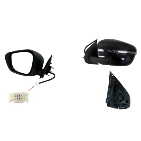 Left Front Door Mirror for Nissan Navara NP300 (4/2015 to 1/2021)