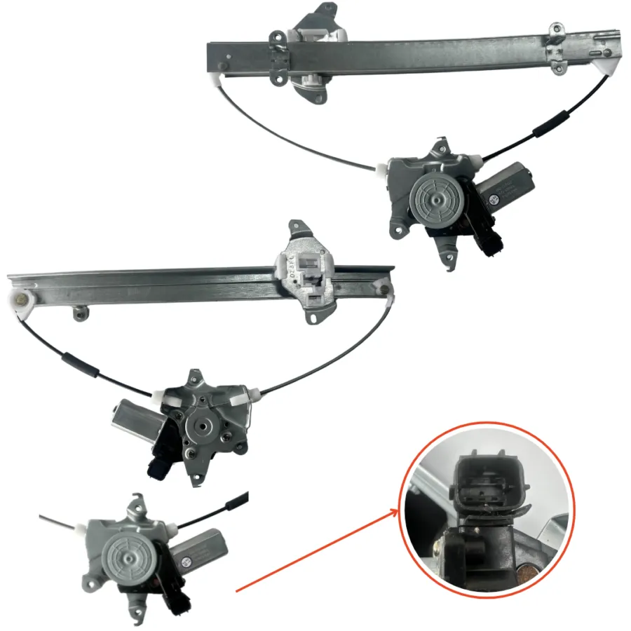 Left Front Window Regulator for Nissan Navara NP300, Electric with Motor (4/2015 to 1/2021)