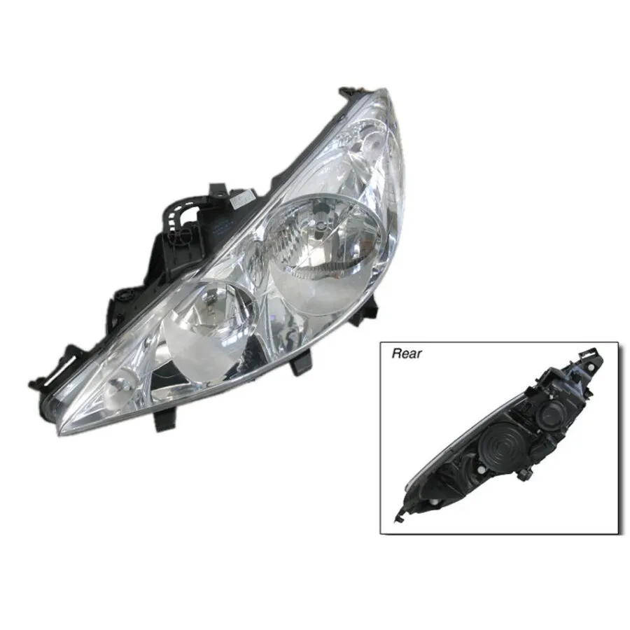 Left Headlight for Peugeot 207 A7 (7/2007 to 11/2009), Part 12368
