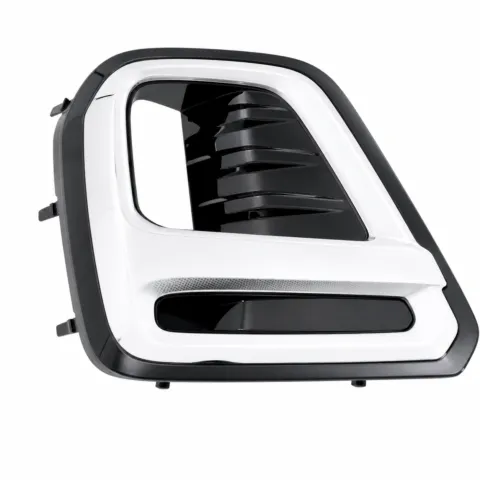 Left Fog Light Cover for Subaru Forester Wagon S5 2.5IS, Black/Chrome Suit Rectangle Fog (7/2018 to 7/2021)