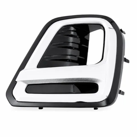 Right Fog Light Cover for Subaru Forester Wagon S5 2.5IS, Black/Chrome Suit Rectangle Fog (7/2018 to 7/2021)