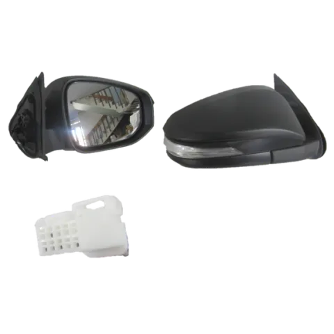 Right Front Door Mirror for Toyota Hilux, Black Electric with IND without Auto Fold (5/2015 to 11/2025)