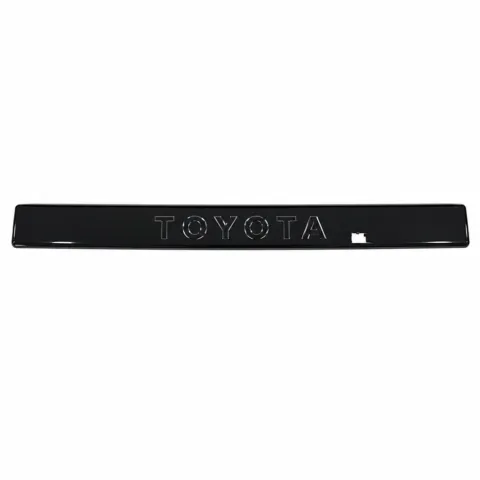 Tail Gate Garnish for Toyota Prado Wagon 250, Black Toyota Logo (1/2024 onwards)