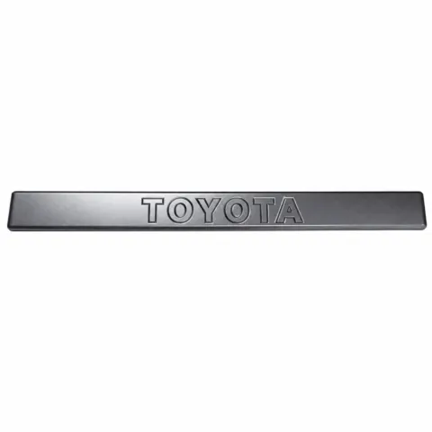 Tail Gate Garnish for Toyota Prado Wagon 250, Silver Toyota Logo (1/2024 onwards)