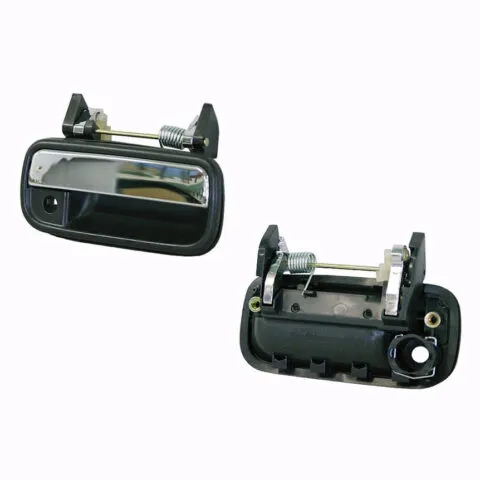 Right Front Door Handle for Toyota Hilux, Chrome/Black (10/1988 to 8/1997)