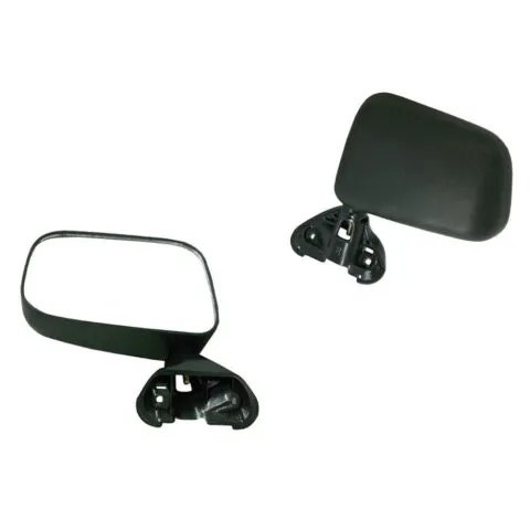 Left Front Door Mirror Black for Toyota Hilux 2WD 4WD, Skin Mount Type (10/1988 to 2/2005)