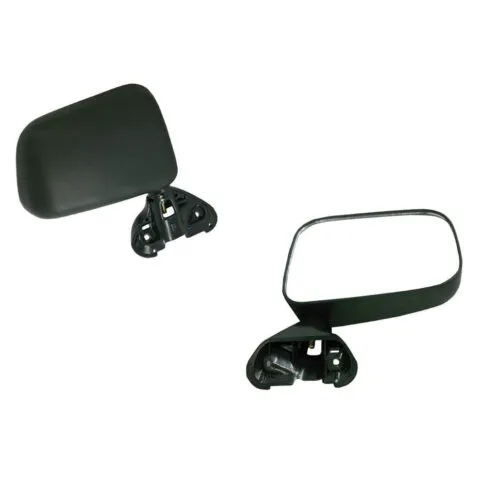 Right Front Door Mirror Black for Toyota Hilux 2WD 4WD, Skin Mount Type (10/1988 to 2/2005)