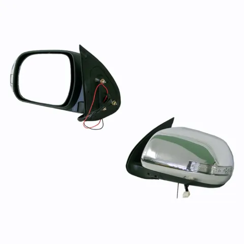 Left Front Door Mirror for Toyota Hilux, Chrome Electric with Indicator (2/2005 to 7/2011)