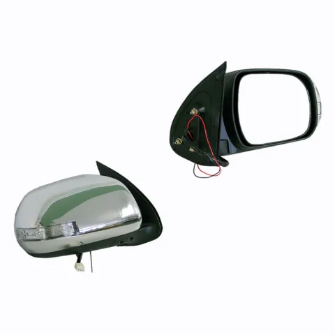 Right Front Door Mirror for Toyota Hilux, Chrome Electric with Indicator (2/2005 to 7/2011)