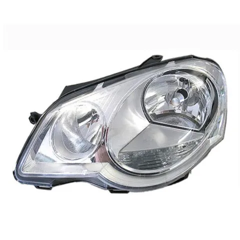 Left Headlight for Volkswagen Polo 9N 5 Door Hatch (11/2005 to 4/2010)