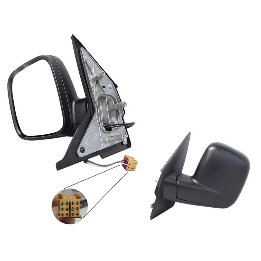 Left Front Door Mirror for Volkswagen Transporter T5 Van (8/2004 to 9/2009)