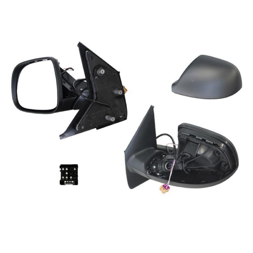 Left Front Door Mirror for Volkswagen Transporter T5 (10/2009 to 12/2015), Part 60542