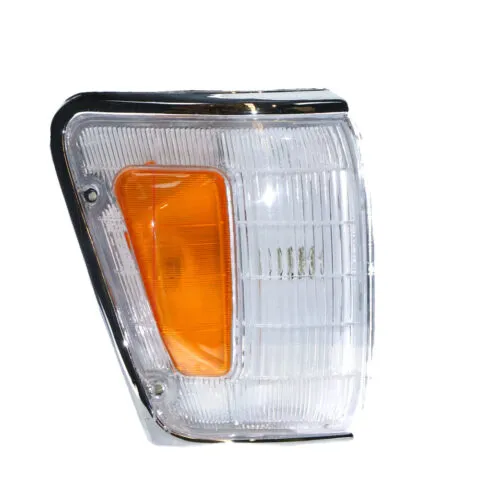 Right Front Corner Light for Toyota Hilux 4WD Utility, Chrome Trim with Amber Hump (10/1988 to 10/1991)
